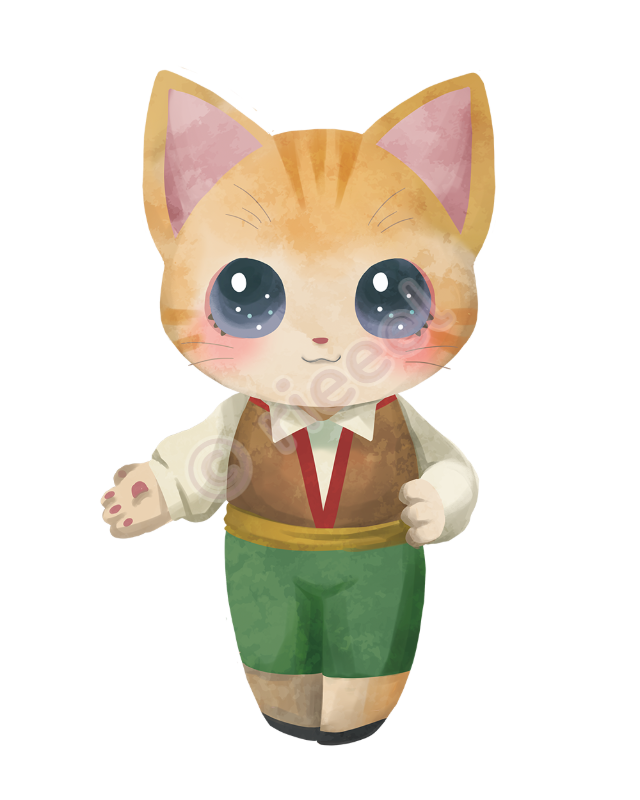 rieeelのねこのイラスト 3