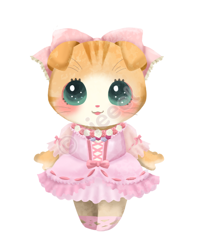 rieeelのねこのイラスト 6