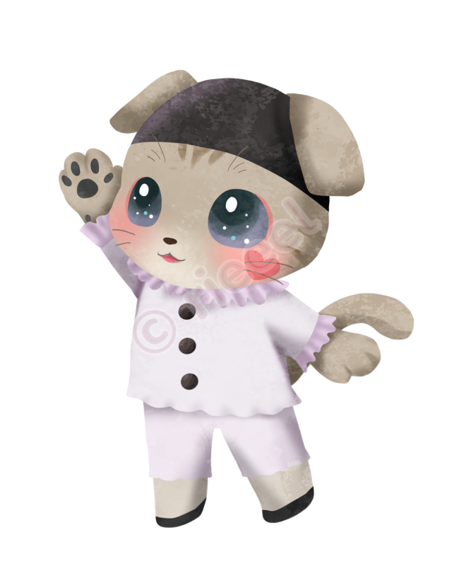 rieeelのねこのイラスト 9